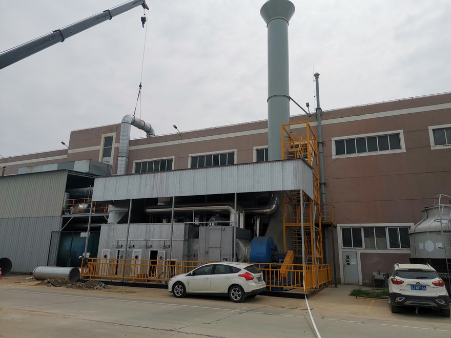 鹽城某風電葉片歐美企業沸石轉輪+催化燃燒項目